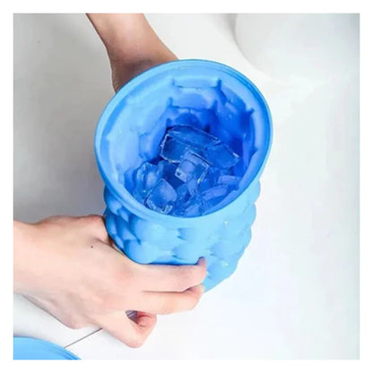 Silicone Ice Cube Maker Bucket
